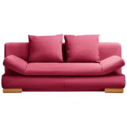 Schlafsofa in Flachgewebe Rot