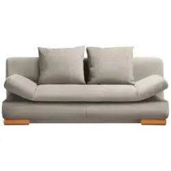 Schlafsofa in Flachgewebe Beige