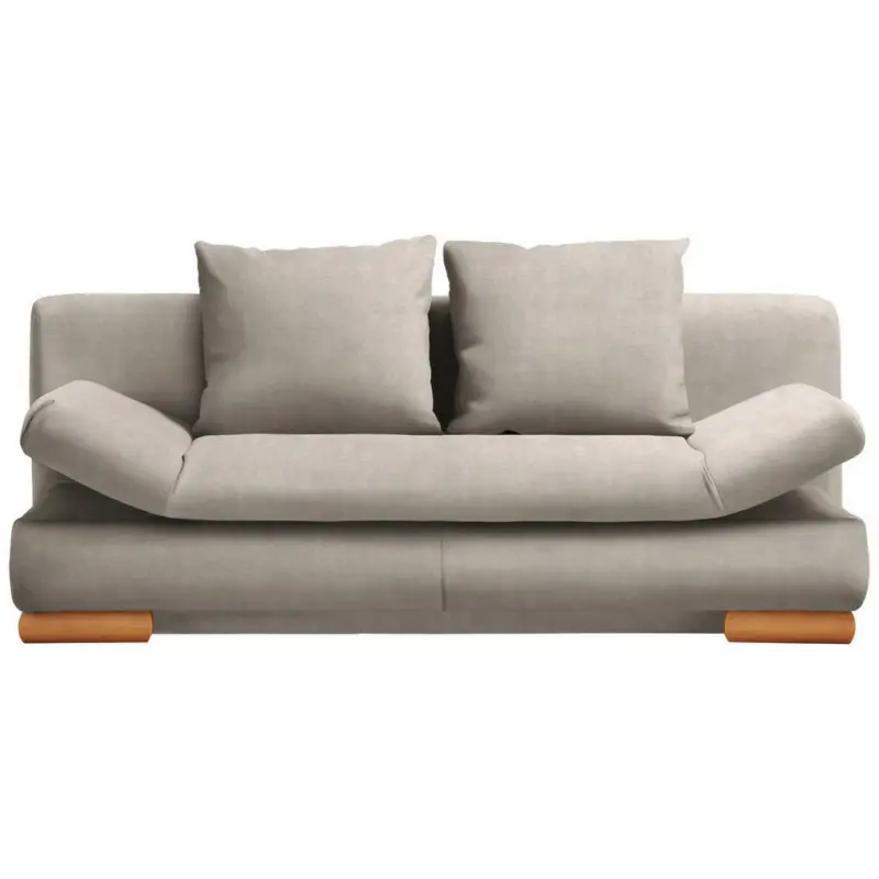 Schlafsofa in Flachgewebe Beige