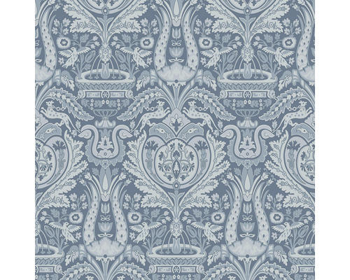 Vliestapete 113409 Laura Ashley Heraldic Blau