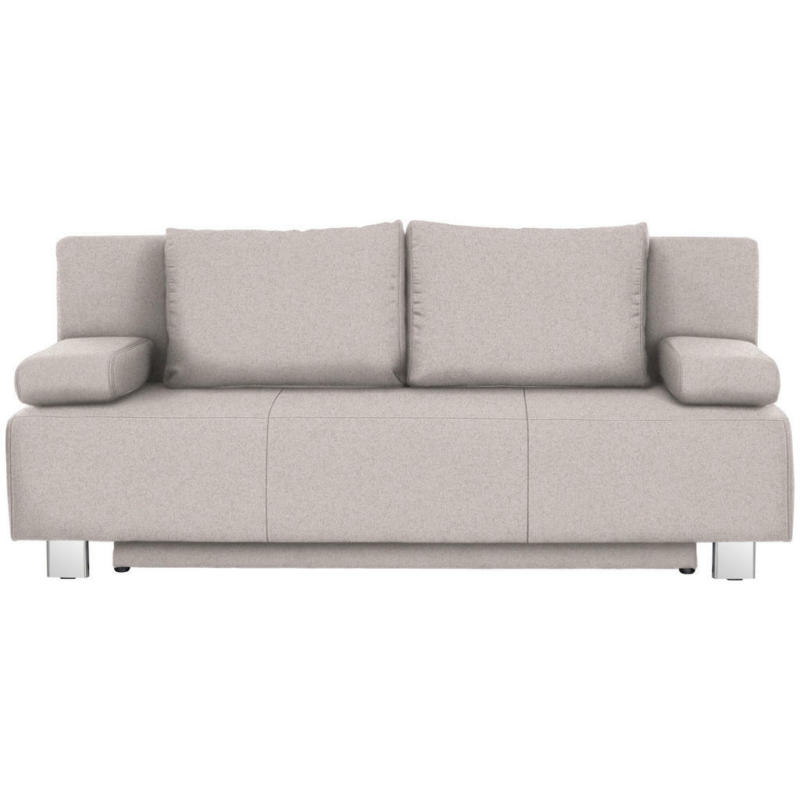 Schlafsofa in Webstoff Naturfarben