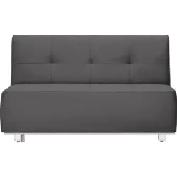 Schlafsofa in Webstoff Dunkelgrau