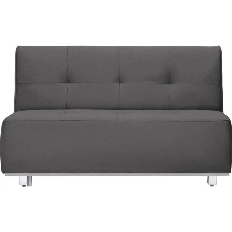 Schlafsofa in Webstoff Dunkelgrau