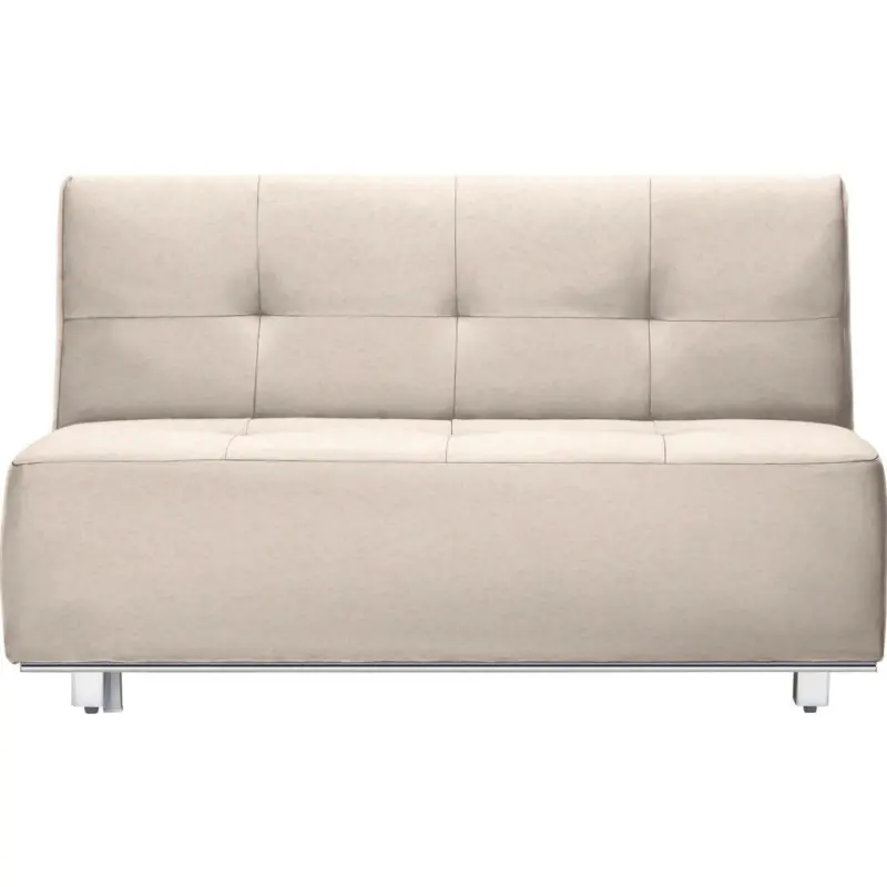 Schlafsofa in Flachgewebe Beige
