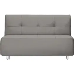 Schlafsofa in Webstoff Blau, Braun