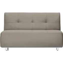 Schlafsofa in Flachgewebe Beige