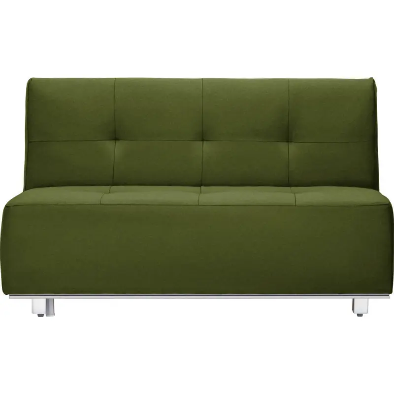 Schlafsofa in Webstoff Grün