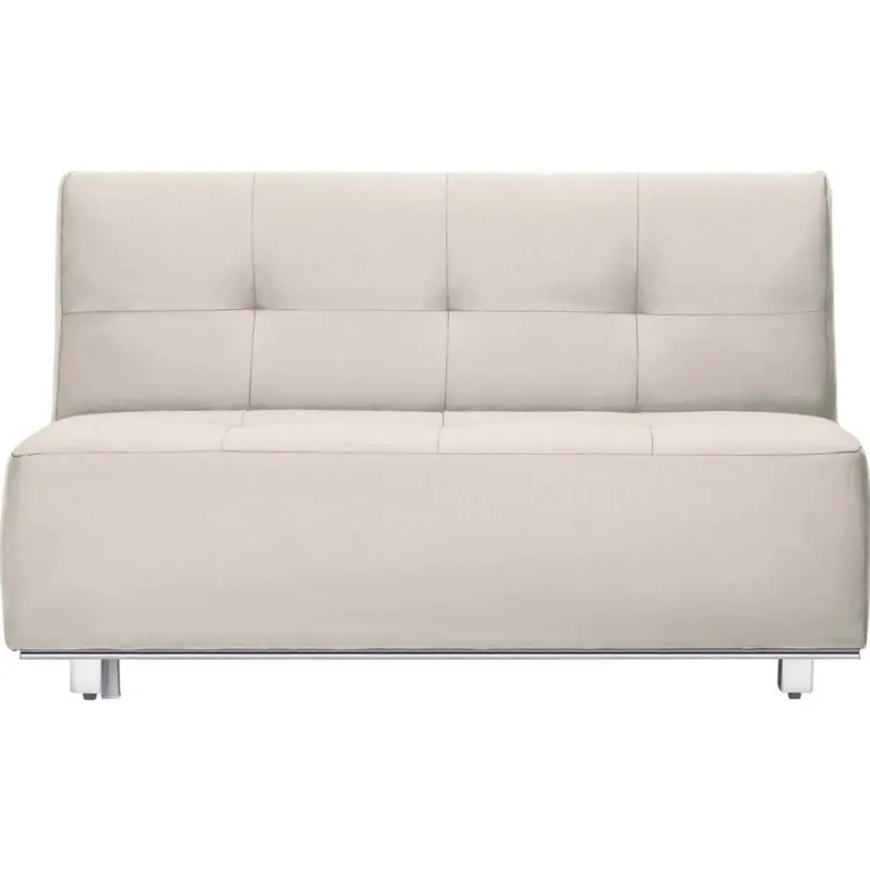 Schlafsofa in Webstoff Ecru