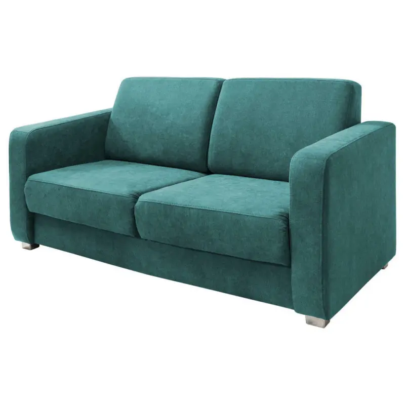 Schlafsofa in Mikrofaser Petrol