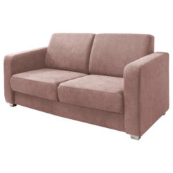 Schlafsofa in Mikrofaser Rosa