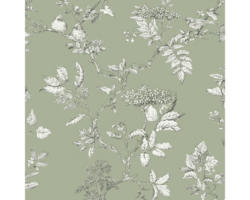 Vliestapete 113348 Laura Ashley Elderwood Grün