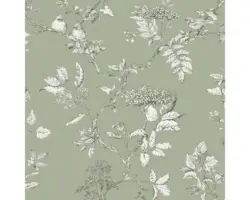 Vliestapete 113348 Laura Ashley Elderwood Grün