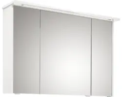 LED-Spiegelschrank Pelipal xpressline 3261 3-türig 105 x 16 x 72 cm weiß