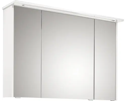 LED-Spiegelschrank Pelipal xpressline 3261 3-türig 105 x 16 x 72 cm weiß