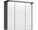 Hornbach LED-Spiegelschrank Pelipal xpressline 3261 3-türig 75x16x72 cm grau