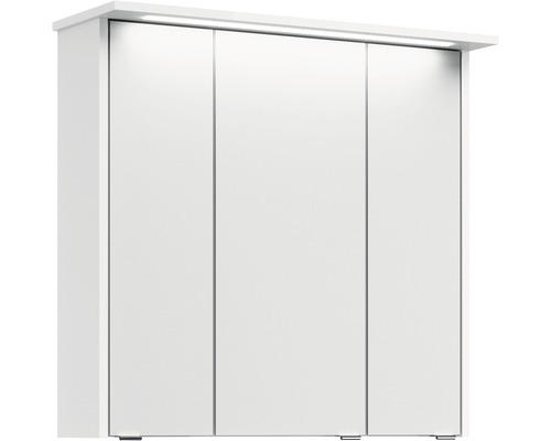 LED-Spiegelschrank Pelipal xpressline 3261 3-türig 75x16x72 cm weiß