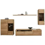 XXXLutz Lauterach - Ihr Möbelhaus bei Bregenz Wohnwand 332,7/202,4/54,5 cm in Eichefarben