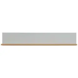 Wandboard in 150/26/24 cm Grau, Eiche Artisan, Wildeiche