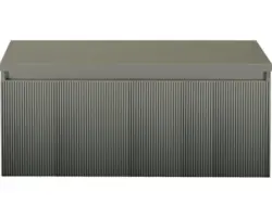 Waschbeckenunterschrank Sanox Frozen 3D 43x100x45 cm mit Waschtischplatte petrol