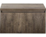 Hornbach Waschbeckenunterschrank Sanox Frozen 3D 43x80x45 cm mit Waschtischplatte charleston