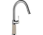 Hornbach Küchenarmatur Schock SC-520 555120 mit Handbrause beige