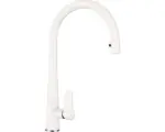 Hornbach Küchenarmatur Schock Gota 521120 mit Handbrause weiß