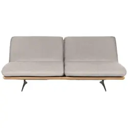 Schlafsofa in Webstoff Naturfarben