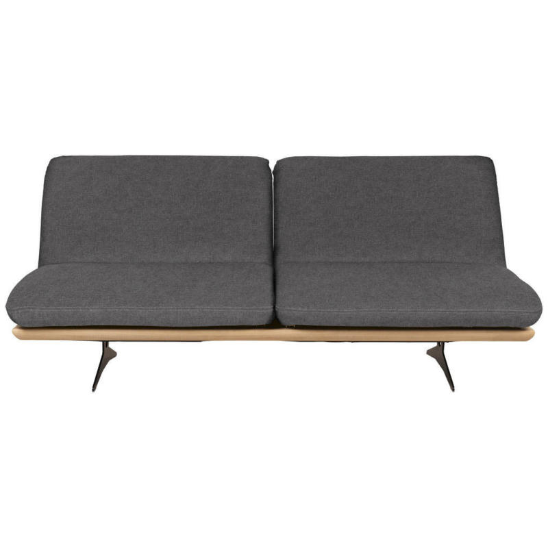 Schlafsofa in Webstoff Dunkelgrau