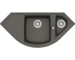 Hornbach Spüle Schock Genius C-150 Unterbau 520x1105 mm asphalt