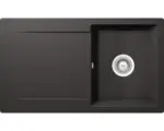 Hornbach Spüle Schock Epure D-100 Unterbau 500x860 mm nero