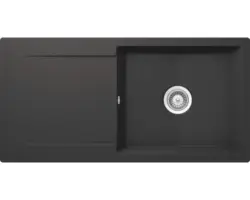 Spüle Schock Epure D-100L Unterbau 500x1000 mm onyx