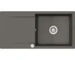 Hornbach Spüle Schock Epure D-100L Unterbau 500x1000 mm asphalt