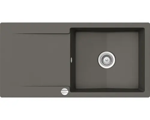 Spüle Schock Epure D-100L Unterbau 500x1000 mm asphalt