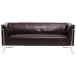 XXXLutz Lauterach - Ihr Möbelhaus bei Bregenz Dreisitzer-Sofa in Lederlook Dunkelbraun