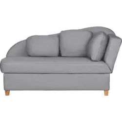 Liege in Webstoff Grau