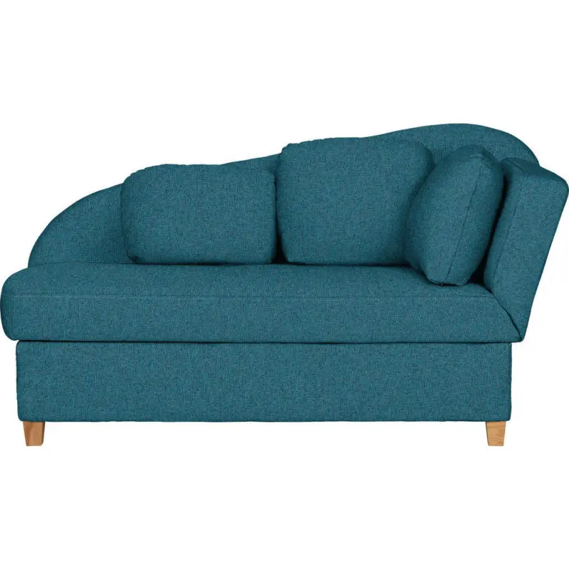 Liege in Webstoff Petrol