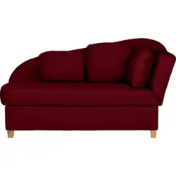 Liege in Webstoff Dunkelrot