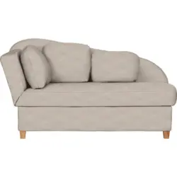 Liege in Flachgewebe Sandfarben