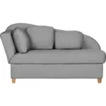 XXXLutz Lauterach - Ihr Möbelhaus bei Bregenz Liege in Webstoff Hellgrau