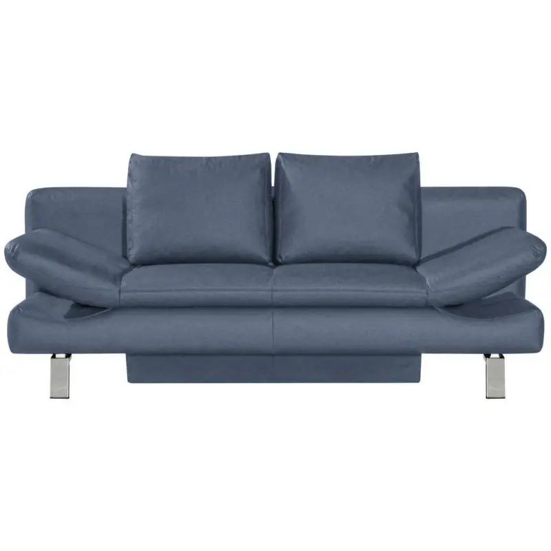 Schlafsofa in Webstoff Blau