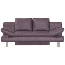 Schlafsofa in Webstoff Rosa