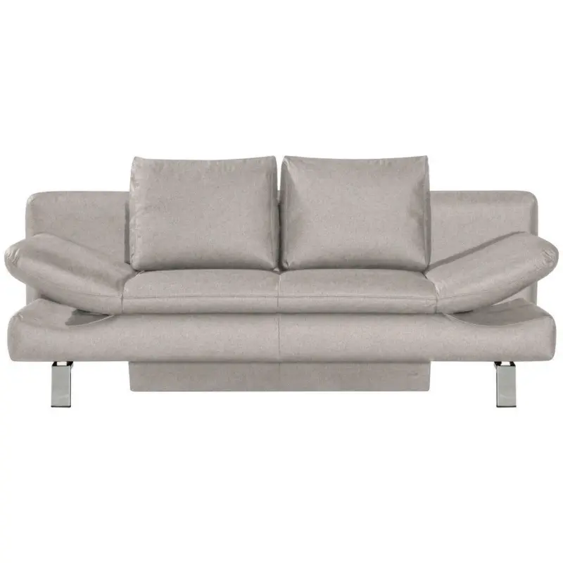 Schlafsofa in Webstoff Naturfarben