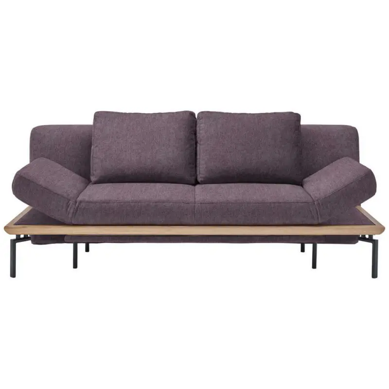 Schlafsofa in Flachgewebe Rosa