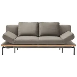 Schlafsofa in Flachgewebe Beige