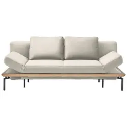 Schlafsofa in Webstoff Creme