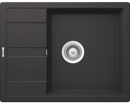 Spüle Schock Manhattan D-100 Unterbau 500x650 mm onyx