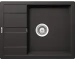 Hornbach Spüle Schock Manhattan D-100 Unterbau 500x650 mm nero