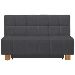Schlafsofa in Flachgewebe Grau