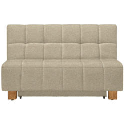 Schlafsofa in Webstoff Beige