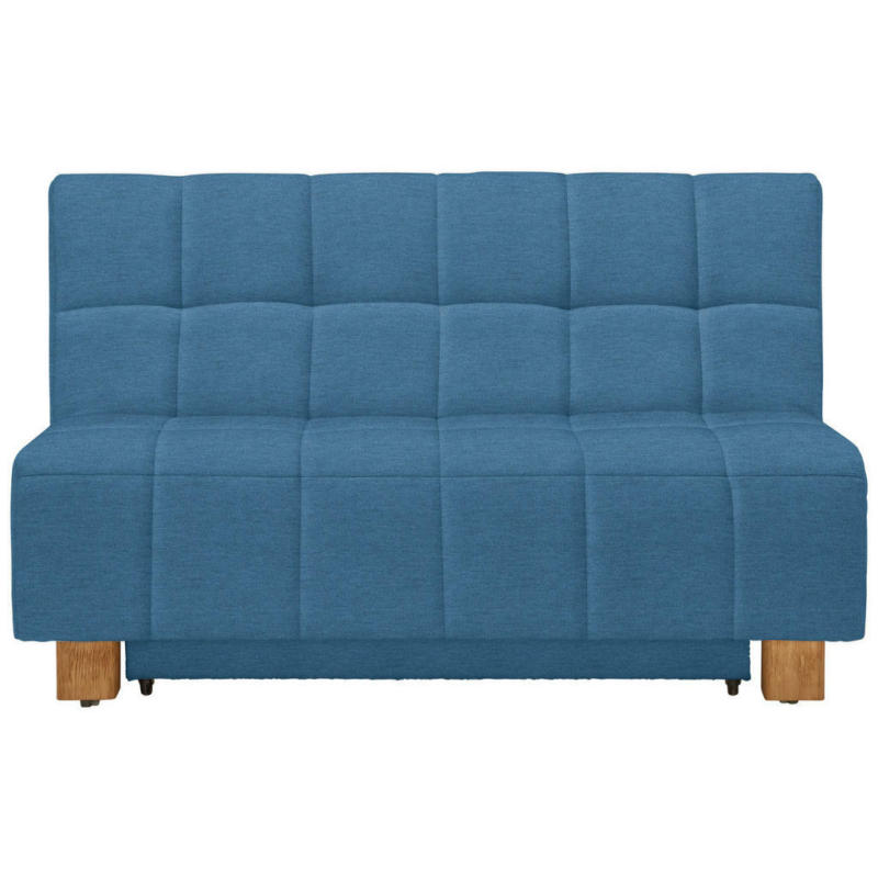 Schlafsofa in Webstoff Türkis